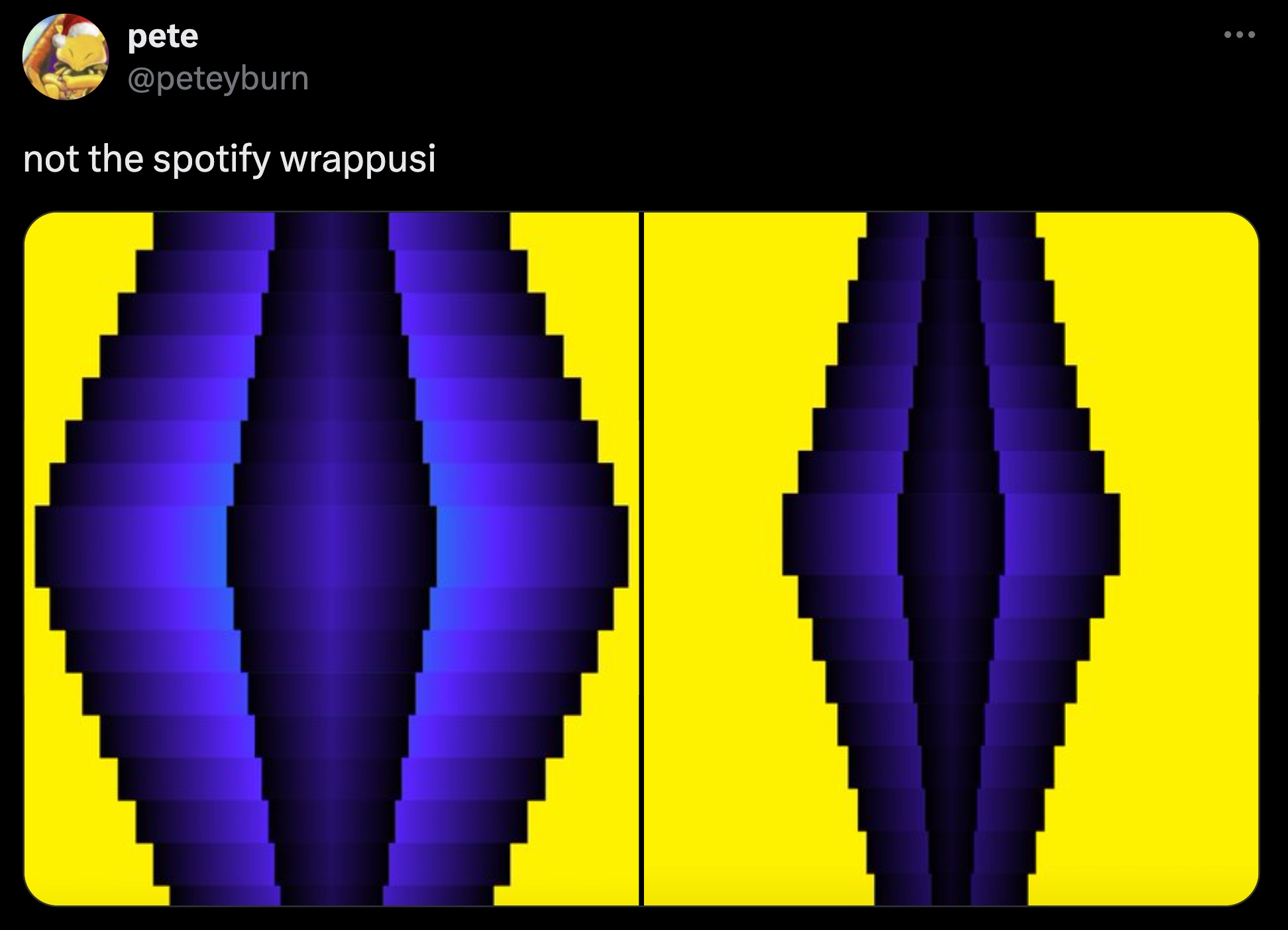 graphics - pete not the spotify wrappusi